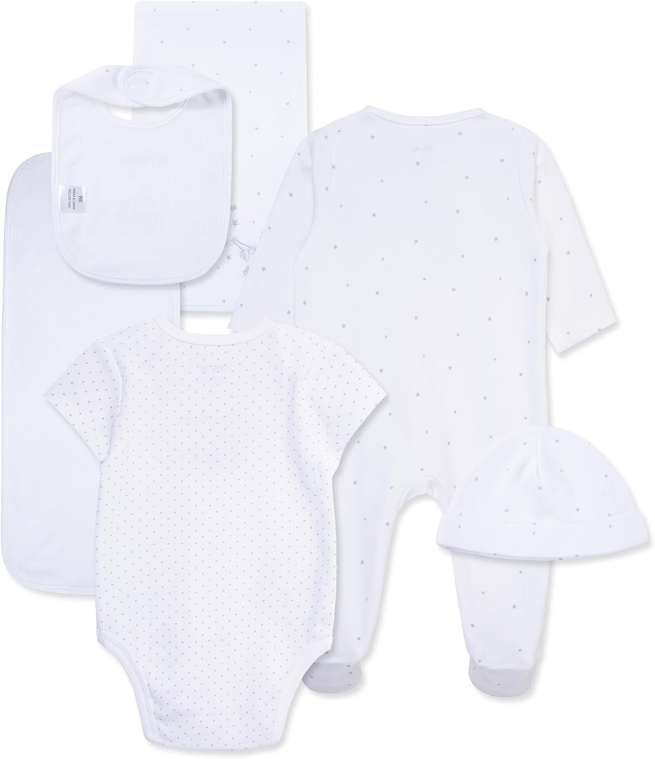 Baby Boys & Girls 6-Piece Layette Gift Set with Giftable Box