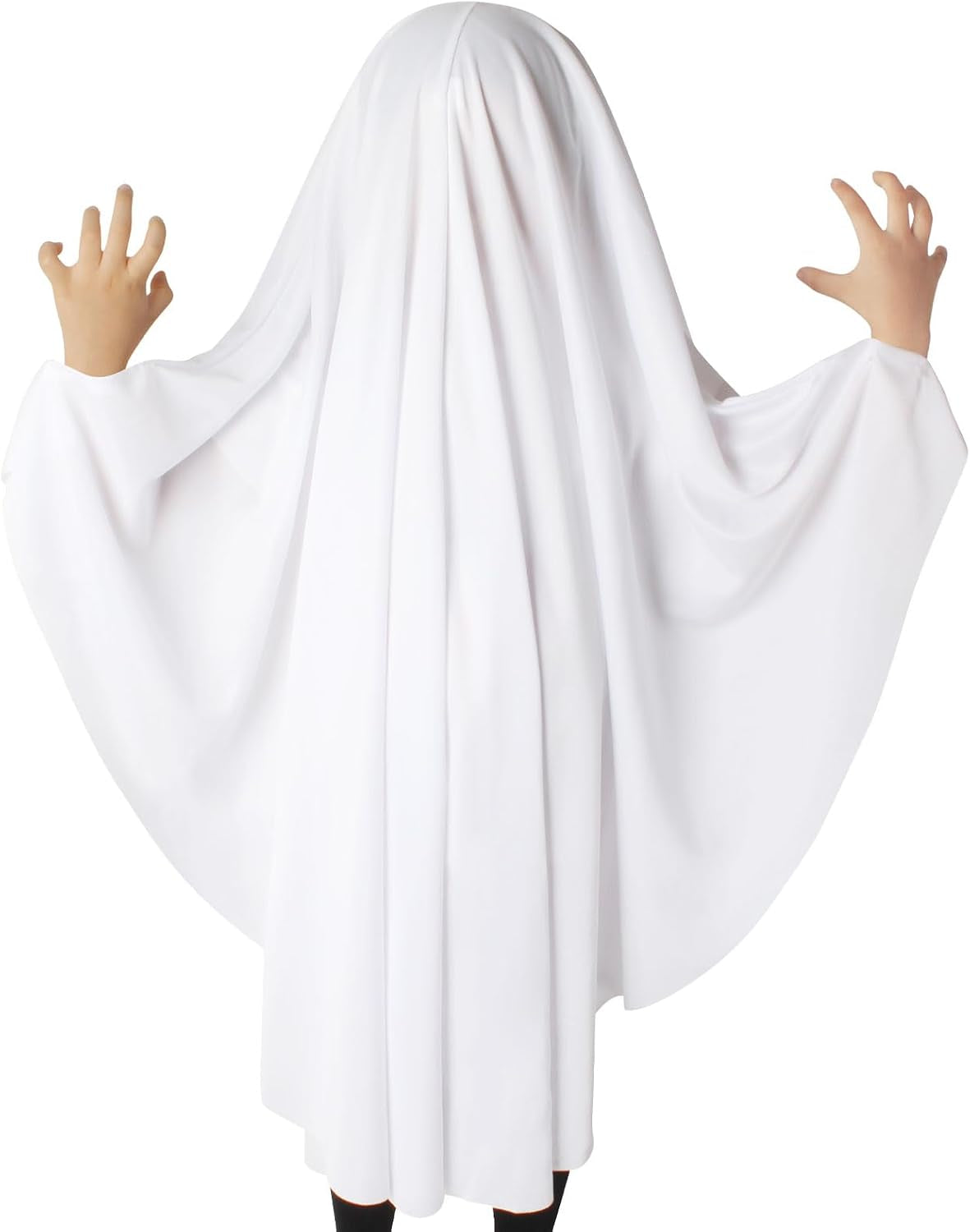 Ghost Costume for Kids, Toddler Ghost Costume with Pumpkin Bag