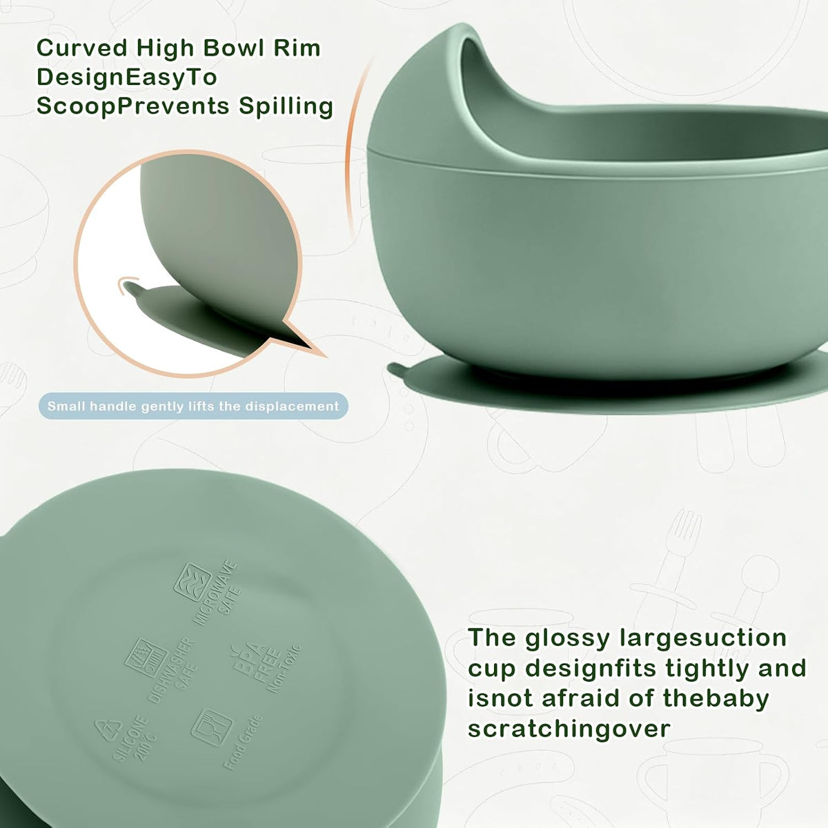 Silicone Baby Feeding Set 10 Pcs, Baby Feeding Essentials