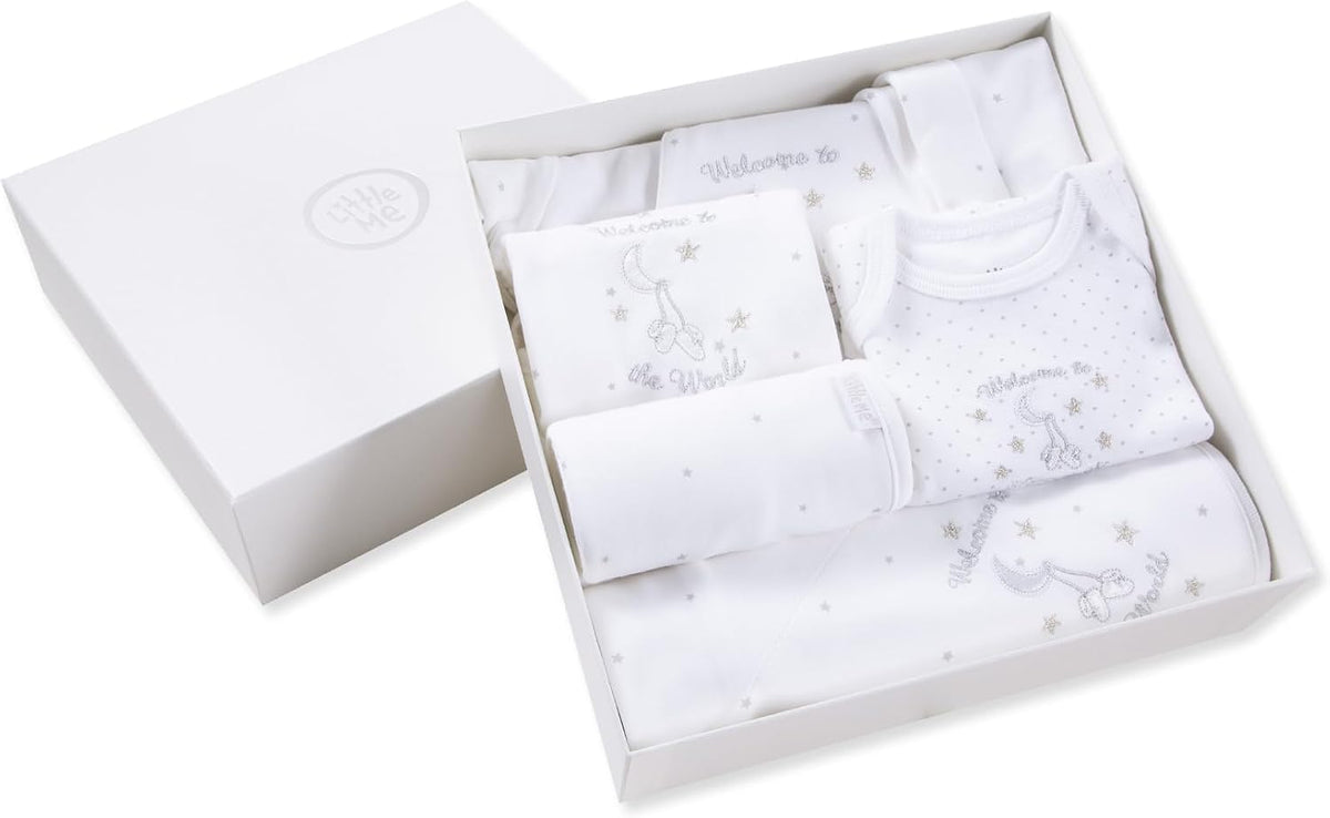 Baby Boys & Girls 6-Piece Layette Gift Set with Giftable Box